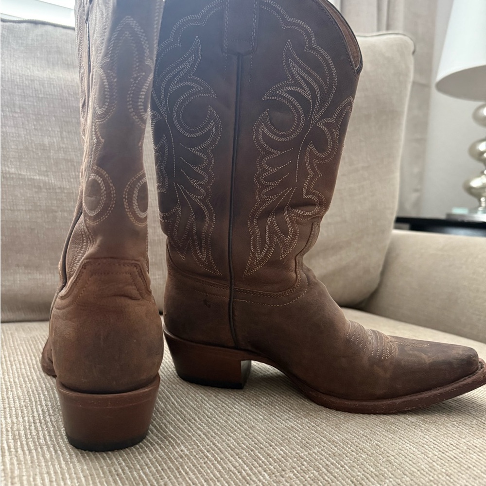 Shyanne Brown Heeled Boots